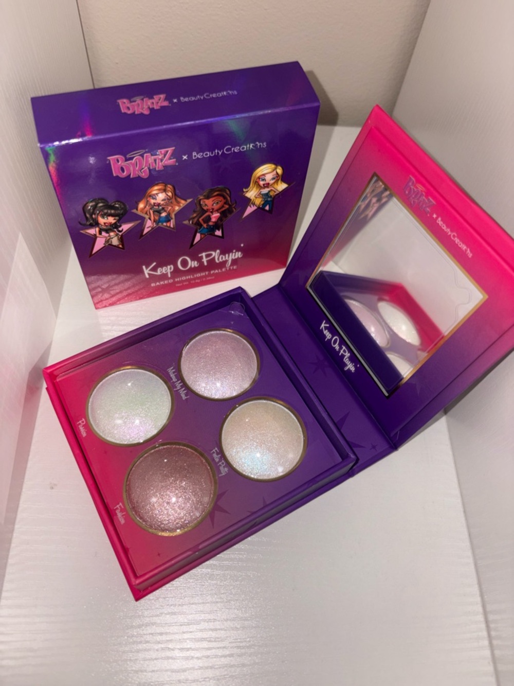 RARE Bratz X Beauty Creations Keep on Playin' Baked Highlight Palette
